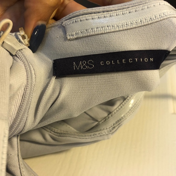 Gray Multi-way Dress with Belt - Picture 1 of 4